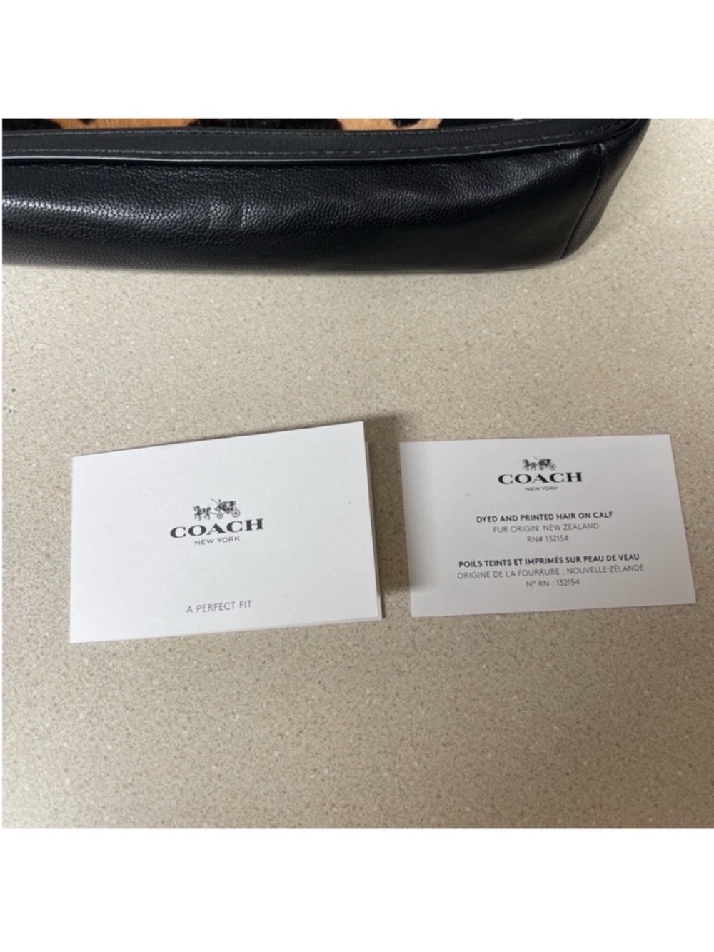 Coach New Leaf Print Nolita 24 58412E Leather and Calf
Hair Teal Walnut Purse - Picture 15 of 16